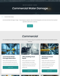 water damage restoration Phoenix